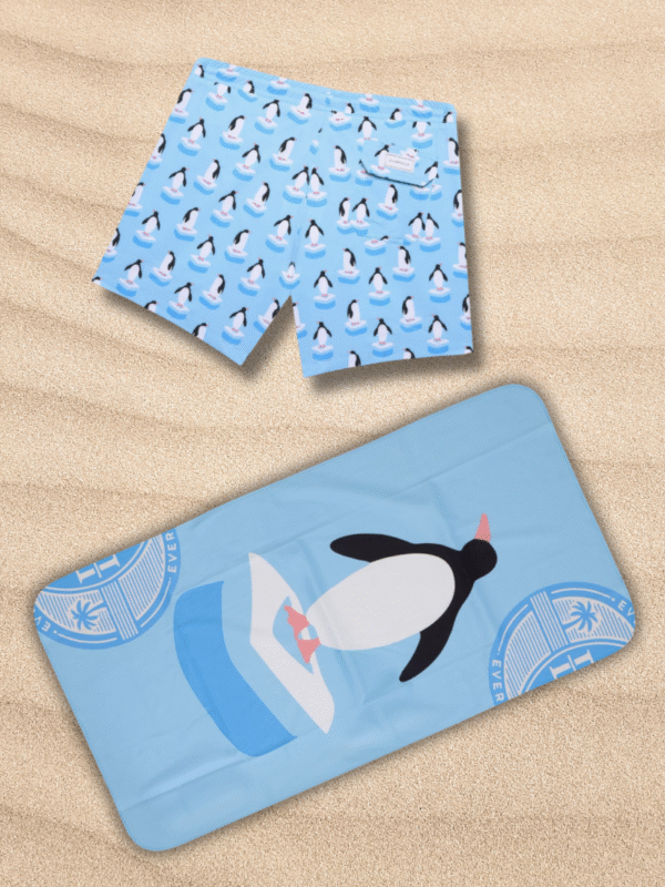 SWIMWEAR FOR MEN + BEACH TOWEL